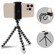 Stand Trepied Smartphone Flexibil Universal - 60-85mm - Negru