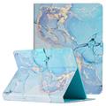 Universal Marble Model Marble Tablet Folio Case - 10" - Albastru