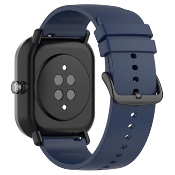 Curea Universală din Silicon pentru Smartwatch - 22mm - Albastru Închis