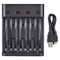 Încărcător Acumulatori USB Universal Inteligent BH-804U - 4x AA/AAA