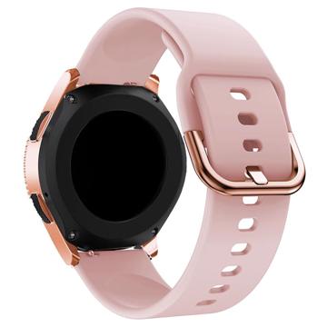 Curea Universală din Silicon pentru Smartwatch - 20mm - Roz