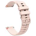 Curea Universală din Silicon pentru Smartwatch - 18mm - Roz Deschis