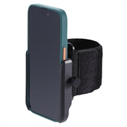 Bandă de braț universală pentru sport cu suport pentru smartphone - 4"-7" - negru
