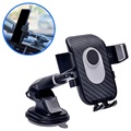 Suport Auto Universal Telescopic Cu Ventuză - Negru / Gri