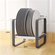 Suport vertical pentru farfurii și boluri din metal - dimensiune L