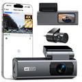 Cameră video duală pentru bord V69 4K cu vizibilitate nocturnă și monitorizare a parcării