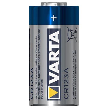 Baterie profesională cu litiu Varta 6205 CR123A