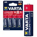 Baterie Varta Longlife Max Power AA 4706110404 - 1.5V - 1x4