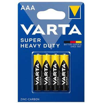 Baterie Varta Super Heavy Duty R03/AAA - 4 buc.