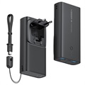 Baterie Externă Veger ACE100 cu Ștecher EU Pliabil - 10000mAh - Negru