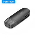 Vention 2-in-1 USB 2.0 Cititor de carduri - Adaptor extern pentru carduri de memorie SD și TF