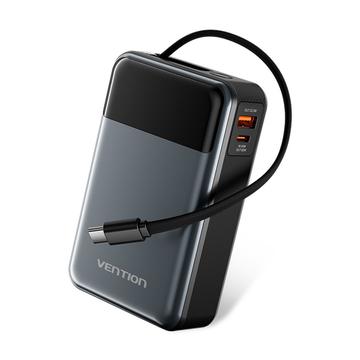 Vention FHYB0 20000mAh Power Bank cu cablu USB-C integrat - 65W