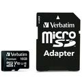 Card Verbatim Premium U1 MicroSDHC cu adaptor 44082 - 16GB