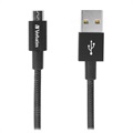 Cablu MicroUSB Verbatim Sync & Charge - 0,3 m - Negru