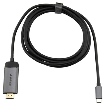 Cablu Video 4K USB-C/HDMI Verbatim - 1.5m - Negru