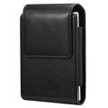 Husă cu clemă verticală pentru curea pentru iPhone Duo, Samsung Galaxy Z Fold8, Xiaomi 18 Fold - Negru