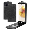 Husă Flip Vertical Motorola Moto G73 - Slot Card - Negru