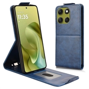 Husă verticală cu rabat și suport Motorola Moto G86