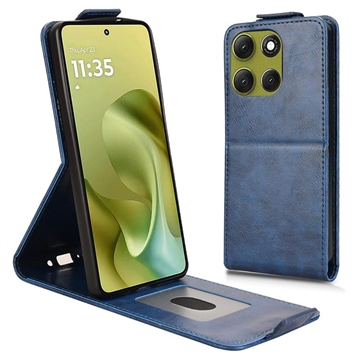 Husă verticală cu rabat și suport Motorola Moto G86