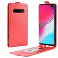 Husă cu rabat vertical Samsung Galaxy S10 5G cu suport pentru card