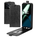Husă Flip Vertical OnePlus 11 - Slot Card - Negru