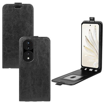 Husă Flip Vertical Honor 70 - cu Slot Card - Negru