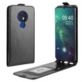 Husă Flip Vertical Nokia 6.2/7.2 - Cu Slot Card - Negru