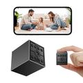 Cameră de securitate mini HD W09 cu WiFi și detectare a mișcării - Negru