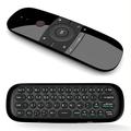 Telecomandă wireless W1 Air Mouse cu mini-tastatură pentru Smart TV, Android Box și PC