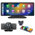W514A 10.26" Dash Cam CarPlay Ecran cu cameră AHD cu două înregistrări