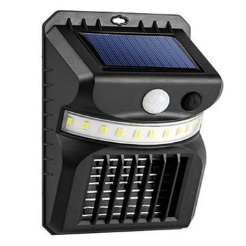 W792-1 Solar Bug Zapper 2 în 1 Mosquito Killer Lampă de ucidere a țânțarilor Mosquito Catcher senzor de mișcare Lampă de grădină pentru gazon - Lumină albă / galbenă / violet