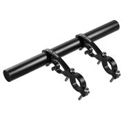WEST BIKING Aliaj de aluminiu din aliaj de aluminiu pentru bicicletă Extender de ghidon dublu pentru bicicletă Lumina GPS Computer
