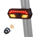 WEST BIKING YP0701314 lampă spate cu LED pentru bicicletă claxon de bicicletă lampă de avertizare a semnalului de întoarcere cu telecomandă