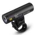 WEST BIKING YP070101332 500LM 500LM Biciclete luminoase cu LED-uri luminoase cu lumină frontală Noapte Ciclism Biciclete Siguranță Lanternă de siguranță - negru