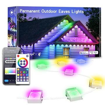 WY021 Lampă de streașină inteligentă impermeabilă pentru exterior cu control prin aplicație - 15m/30 LED-uri