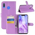 Husă portofel Huawei Nova 3 cu funcție de suport - violet