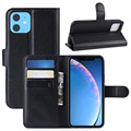 Husa portofel pentru iPhone 11 cu inchidere magnetica - neagra