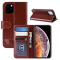 Husa portofel pentru iPhone 11 Pro Max cu inchidere magnetica - maro