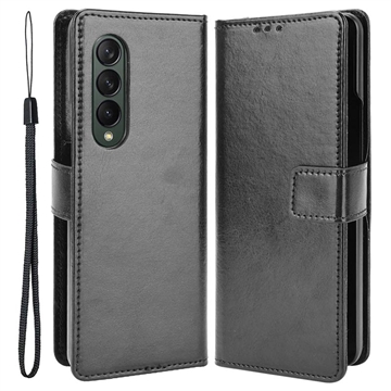 Husă Portofel cu Buzunar Card Samsung Galaxy Z Fold4 - Negru