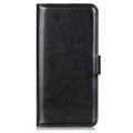 Husă portofel pentru Nokia G22 cu funcție de suport - Neagră