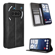 Husă Portofel cu Închidere Magnetică Nothing Phone (3a) - negru