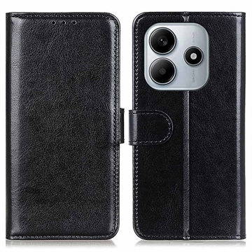 Husă Portofel cu Închidere Magnetică Xiaomi Redmi Note 14 4G - negru
