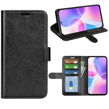 Husă Portofel cu Închidere Magnetică Honor X40i - Negru