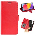 Husă Portofel cu Închidere Magnetică Samsung Galaxy M13 - Roșu