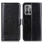 Husă Portofel Xiaomi 11T/11T Pro cu Închidere Magnetică - Negru