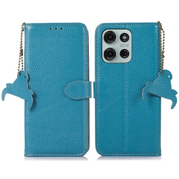 Husă Piele Portofel cu RFID Motorola Moto G75