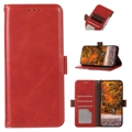 Husă Piele Portofel cu RFID OnePlus 11 - Roșu