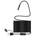 Aparat pentru endoscop de 8 mm - USB, MicroUSB, Type-C - 10m