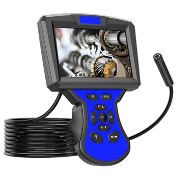 Cameră Endoscopică Impermeabilă de 8mm cu 8 Lumini LED M50 - 15m - Albastru