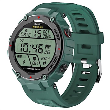 Ceas Smartwatch Bluetooth Impermeabil Sport F26 - Verde Army
